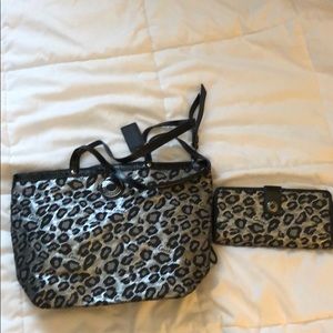 Coach bag and wallet matching